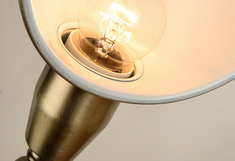 Industrial Iron Eye Protection Table Lamp - 1-Light Design, Modern Vintage Style, Adjustable Height, Home Office Lighting, Desk Lamp with Iron Finish, Ideal for Reading and Task Lighting