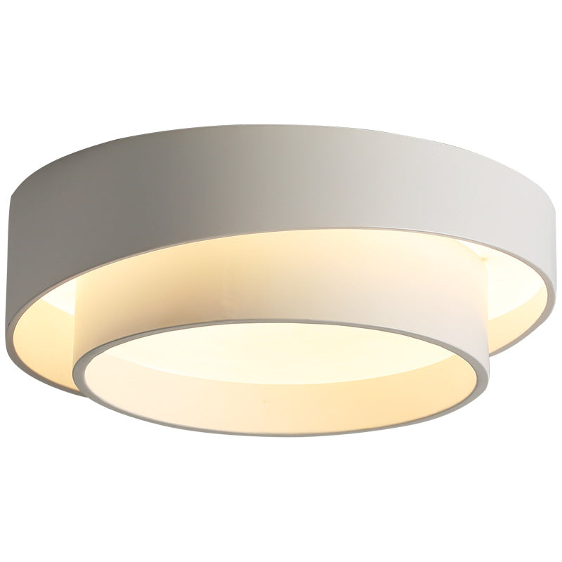 Modern Minimalist Overlapping Round LED Ceiling Light Fixture