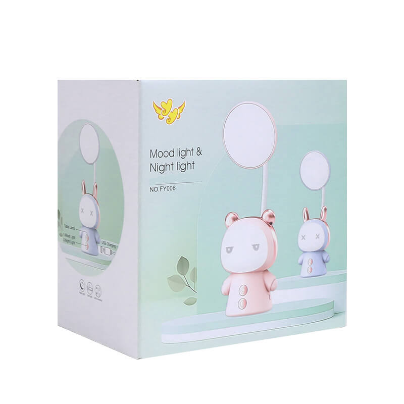 Cartoon Doll ABS Colorful Eye Care LED Desk Lamp for Kids