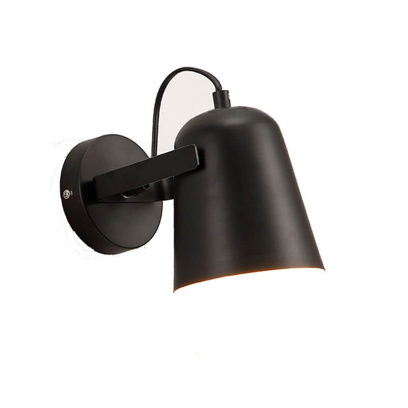 Nordic Macaron Iron Cylinder Dome Wall Sconce Lamp - 1-Light Modern Fixture for Home Decor, Stylish Lighting for Living Room, Bedroom, and Hallway