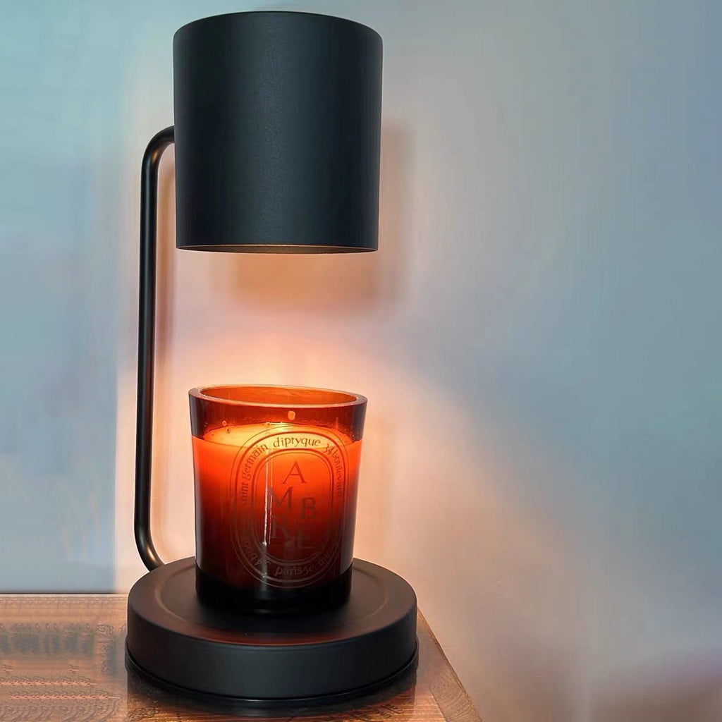 Contemporary Nordic Melting Wax Table Lamp - Iron Cylinder Shade 1-Light for Study