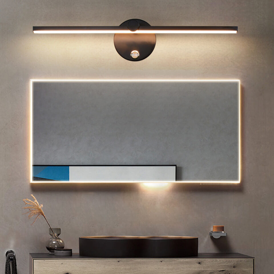 Nordic Minimalist Aluminum LED Wall Sconce Mirror Lamp