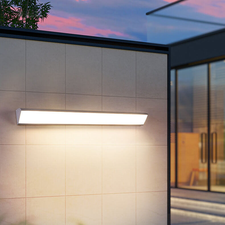Modern Minimalist LED Wall Sconce - Aluminum Acrylic Waterproof Indoor Outdoor Lamp