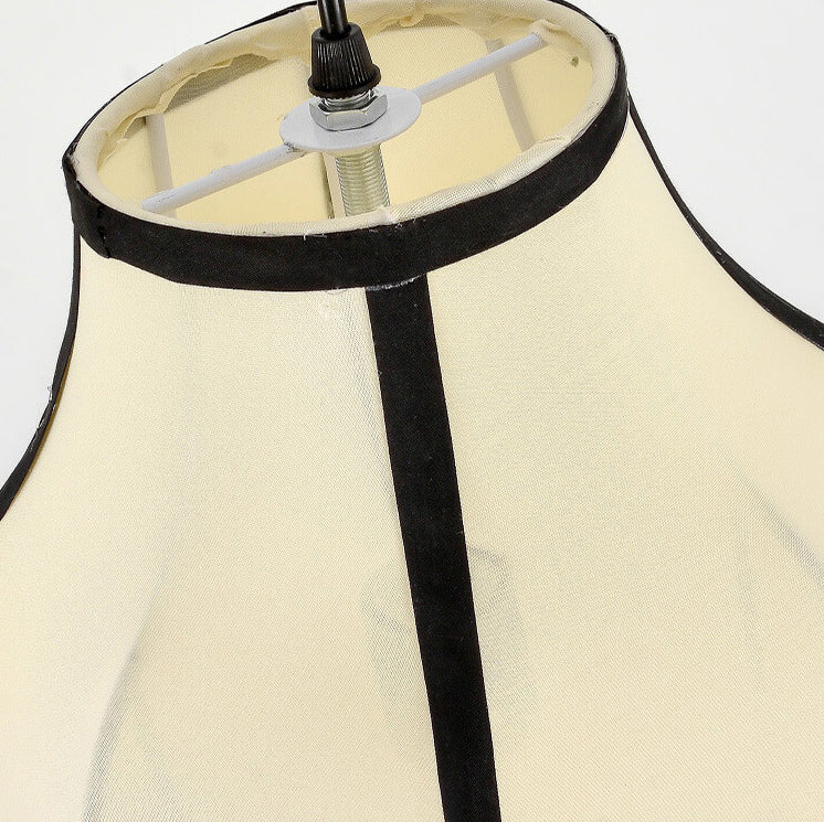 Oriental Antique Handmade Oval Lantern Pendant Light - 1-Light Fabric Fixture