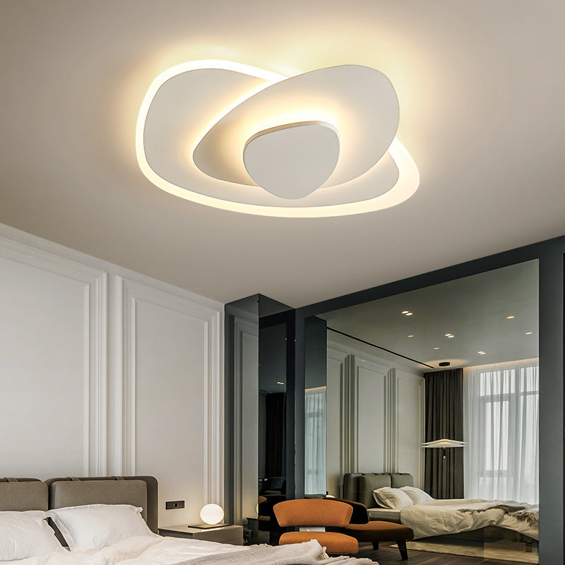 Nordic Geometric Wrought Iron LED Flush Mount Ceiling Light