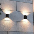 Modern Black Waterproof Aluminum LED Wall Sconce Lamp