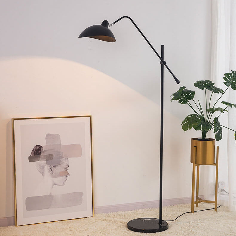 Modern Adjustable 1-Light Floor Lamp - Stylish Standing Lighting for Home and Office
