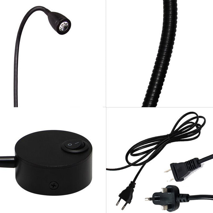 Modern LED Wall Sconce - Rotatable Hose Spotlight Reading Lamp