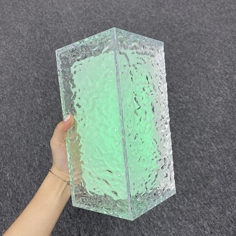 Acrylic RGB LED Ice Cube Table Lamp - Color Changing Decorative Light