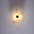 Contemporary Luxury Marble Iron LED Wall Sconce for Living Room & Bedroom