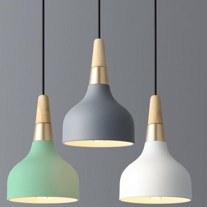 Creative Macaron Disc Pendant Light - Modern 1-Light Fixture for Stylish Interiors