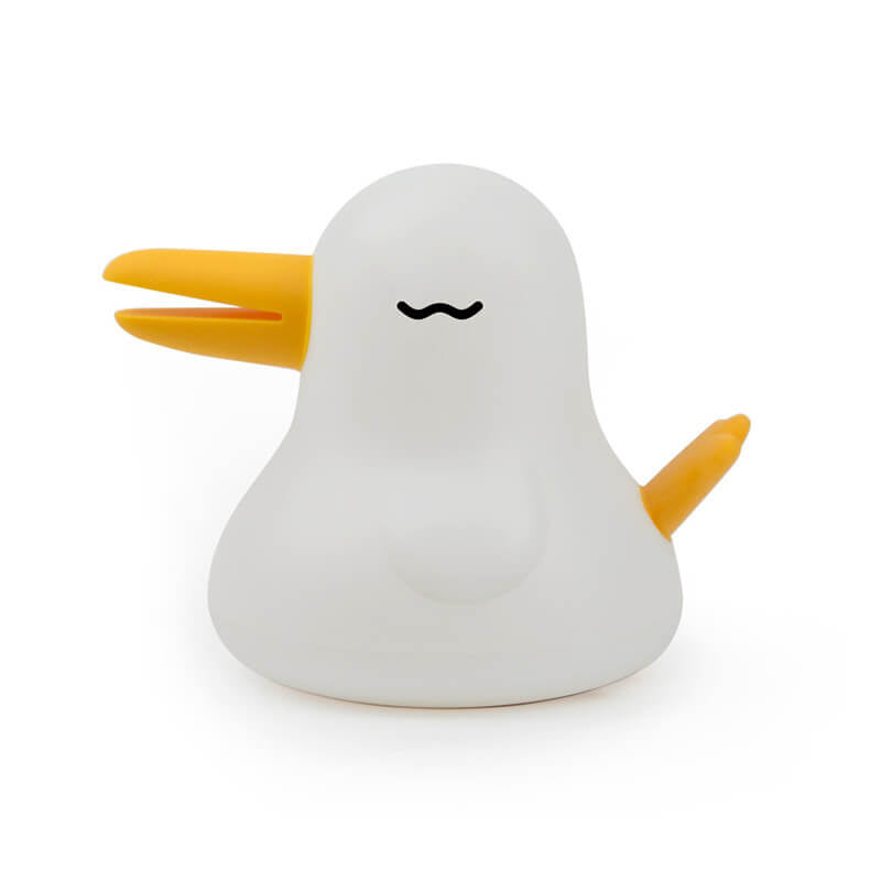 Cartoon Kiwi Bird Silicone Rechargeable Timer Dimmable LED Decorative Table Lamp Cute Nursery Night Light Portable Kids Room Lighting Gift for Children Home Decor Modern Design Battery Operated Adjustable Brightness ребенка освещение