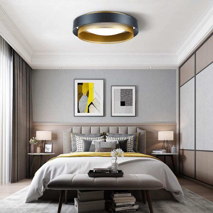 Nordic Minimalist Flush Mount Ceiling Lamp - Post-Modern Design, LED Lighting, Modern Home Decor, Scandinavian Style, Energy Efficient, Ceiling Fixture