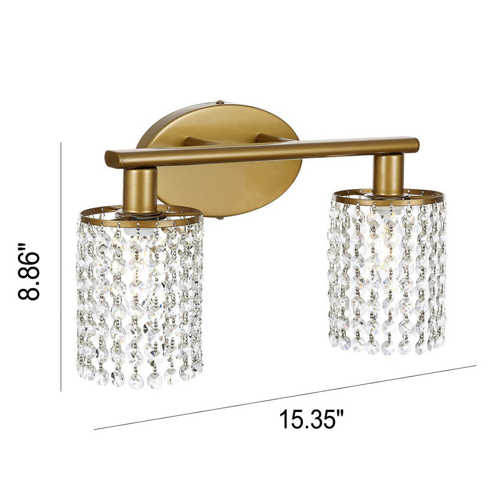 Creative 2/3-Light Particle Cup Shape Vanity Wall Sconce Lamp