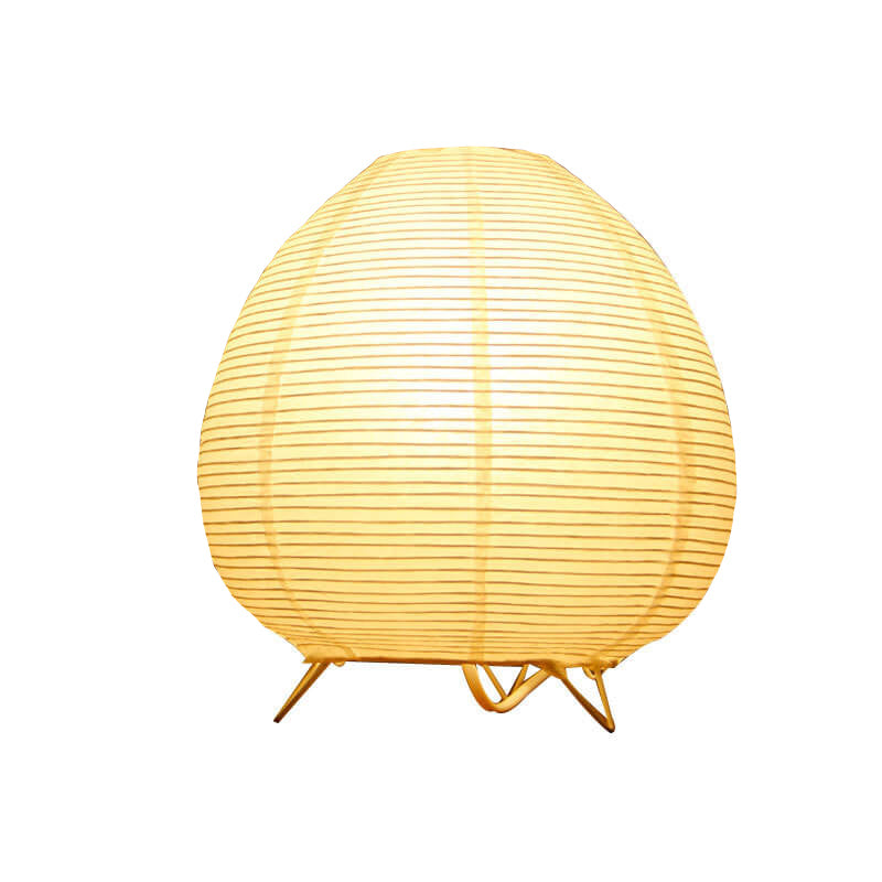 Nordic Minimalist Xuan Paper Lantern 1-Light Table Lamp, Modern Decorative Lighting, Scandinavian Design Home Decor, Energy Efficient LED Table Lamp, Unique Night Stand Light, Stylish Living Room Accent, Asian-Inspired Interior Lighting, Japanese Style La