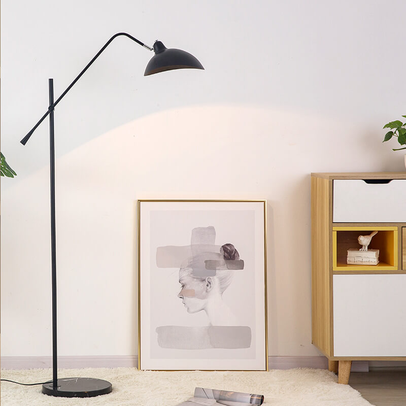 Modern Adjustable 1-Light Floor Lamp - Stylish Standing Lighting for Home and Office