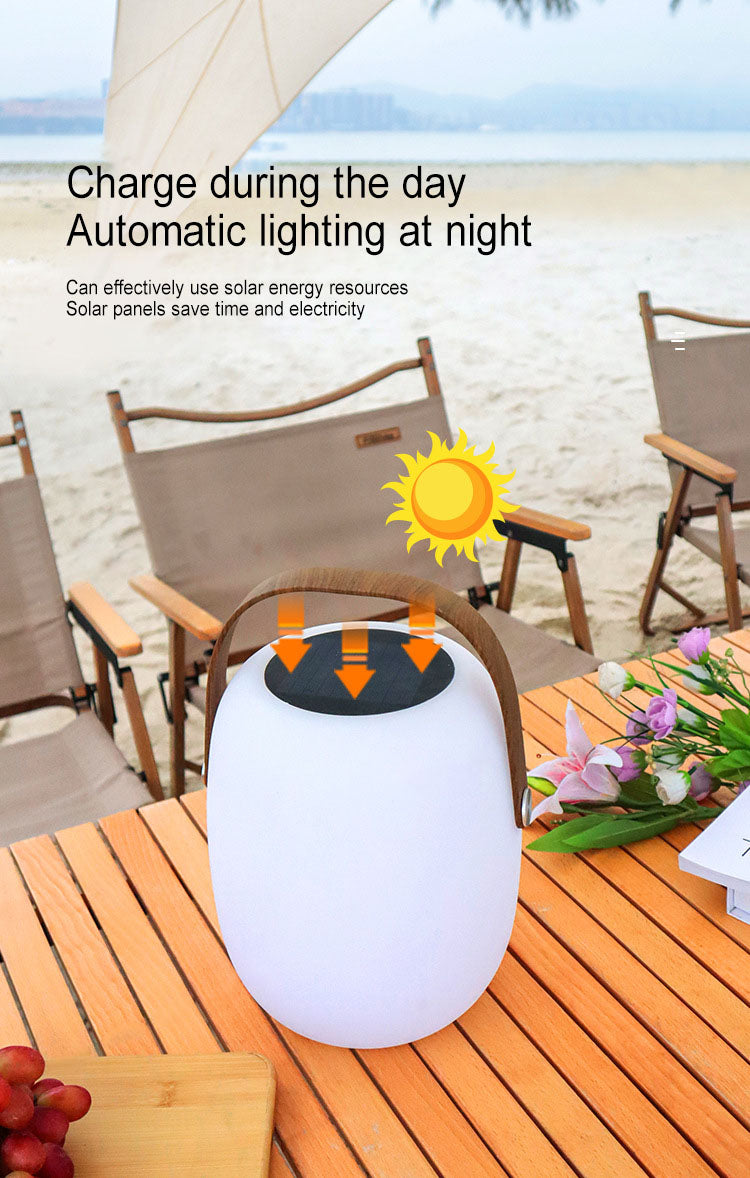 Solar Portable Basket LED Waterproof Light for Outdoor Decor
