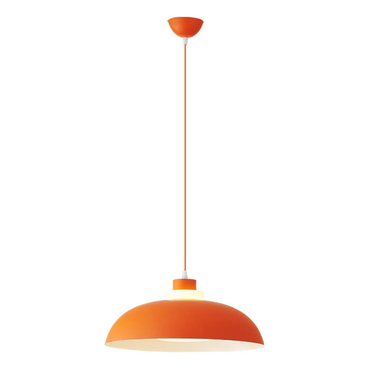 Modern Macaron Acrylic Aluminum Pendant Light - 1-Light Fixture