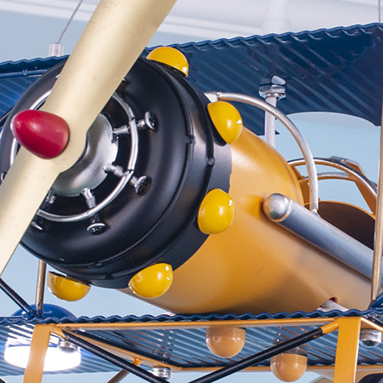Contemporary Creative Kids Aircraft Hardware Acrylic LED Chandelier for Bedroom – Unique Aviation-Inspired Lighting, Modern Kids Room Decor, Airplane-Themed Light Fixture, Stylish Acrylic Chandelier, Beautiful Children’s Bedroom Lighting, Colorful LED Han