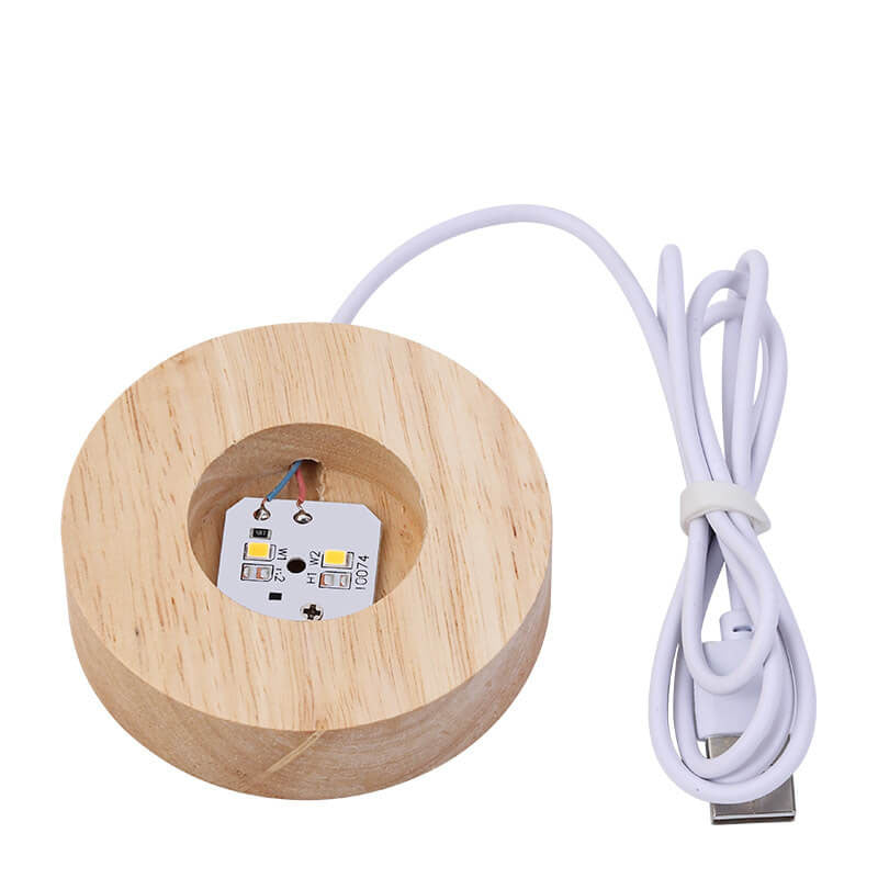 Contemporary Crystal Ball USB LED Night Light Lamp for Bedroom
