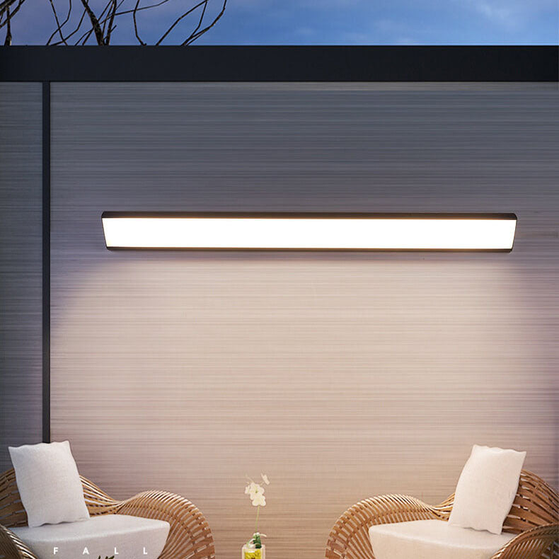 Modern Minimalist LED Wall Sconce - Aluminum Acrylic Waterproof Indoor Outdoor Lamp