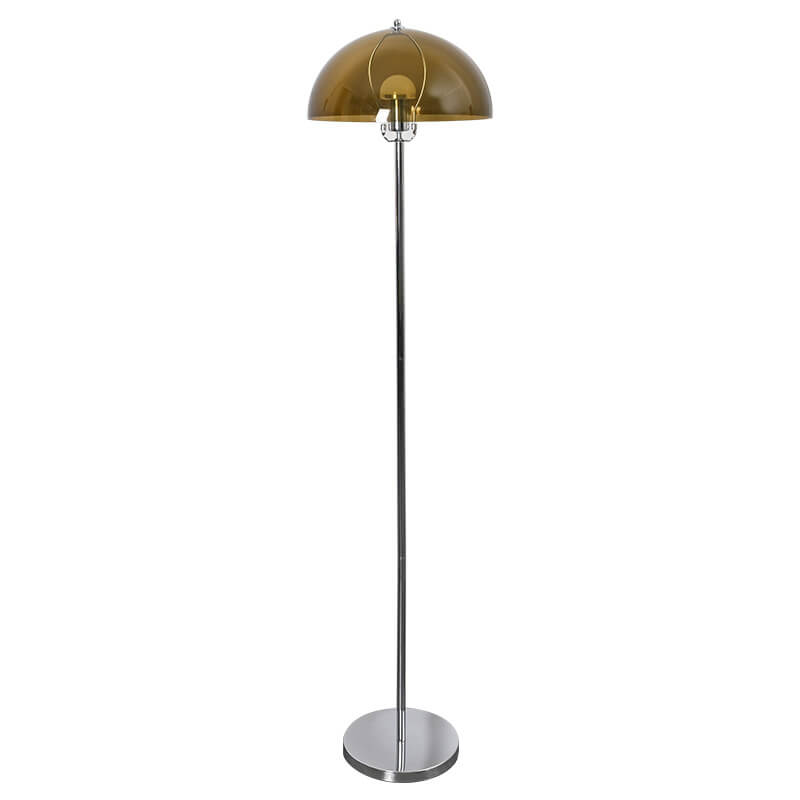 Nordic Vintage Acrylic Clear Dome LED Floor Lamp