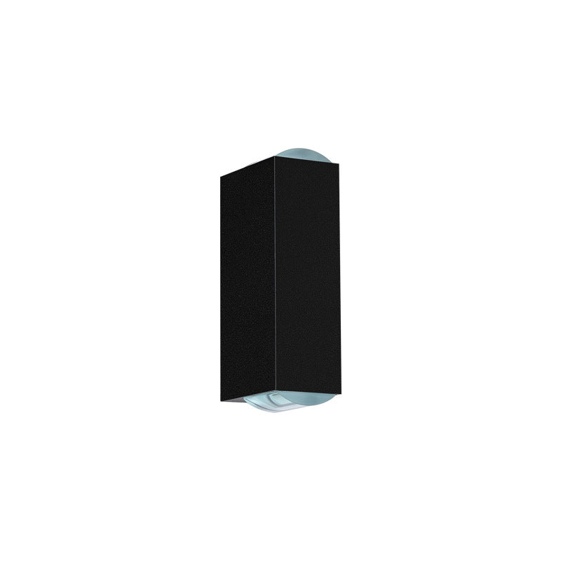 Modern Aluminum Double-Headed LED Wall Sconce for Outdoor Patio Lighting