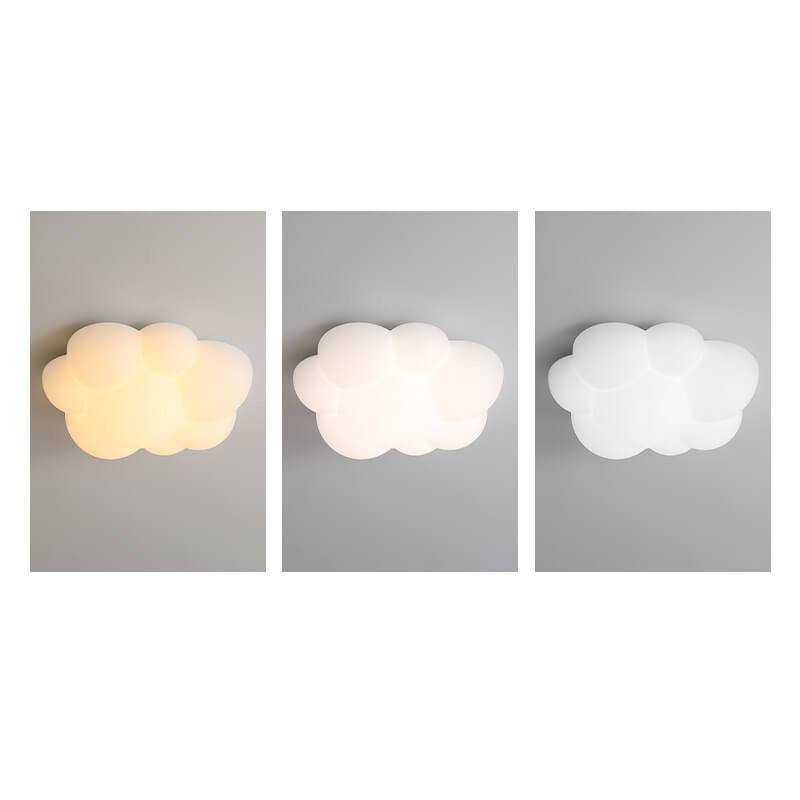 Modern Cat Claw Cloud Kids LED Ceiling Light - Minimalist Design, Flush Mount, Cute Decor