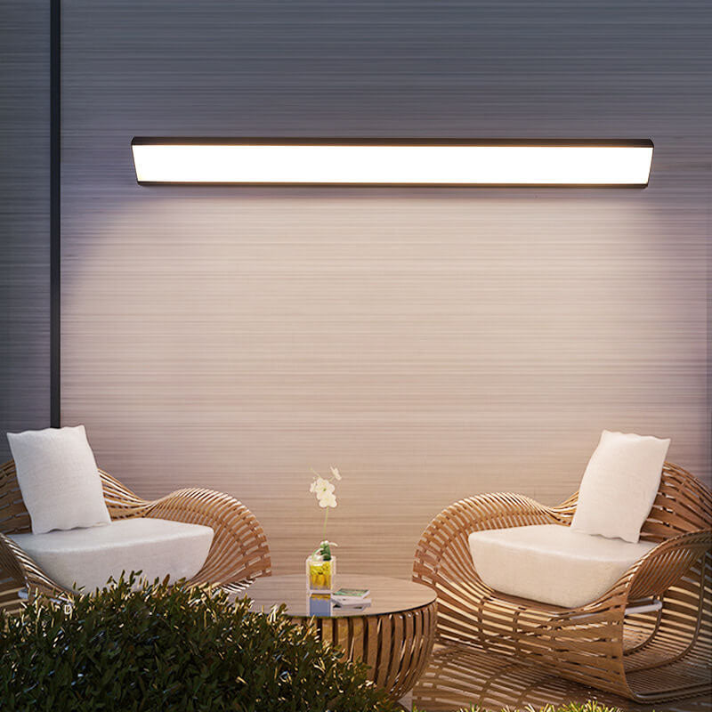 Modern Minimalist LED Wall Sconce - Aluminum Acrylic Waterproof Indoor Outdoor Lamp