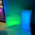 Acrylic RGB LED Ice Cube Table Lamp - Color Changing Decorative Light
