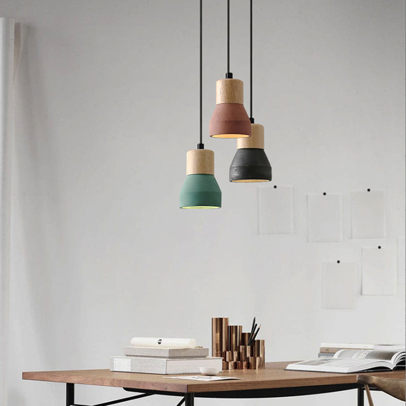 Nordic Tapered 1-Light Mini LED Pendant Light