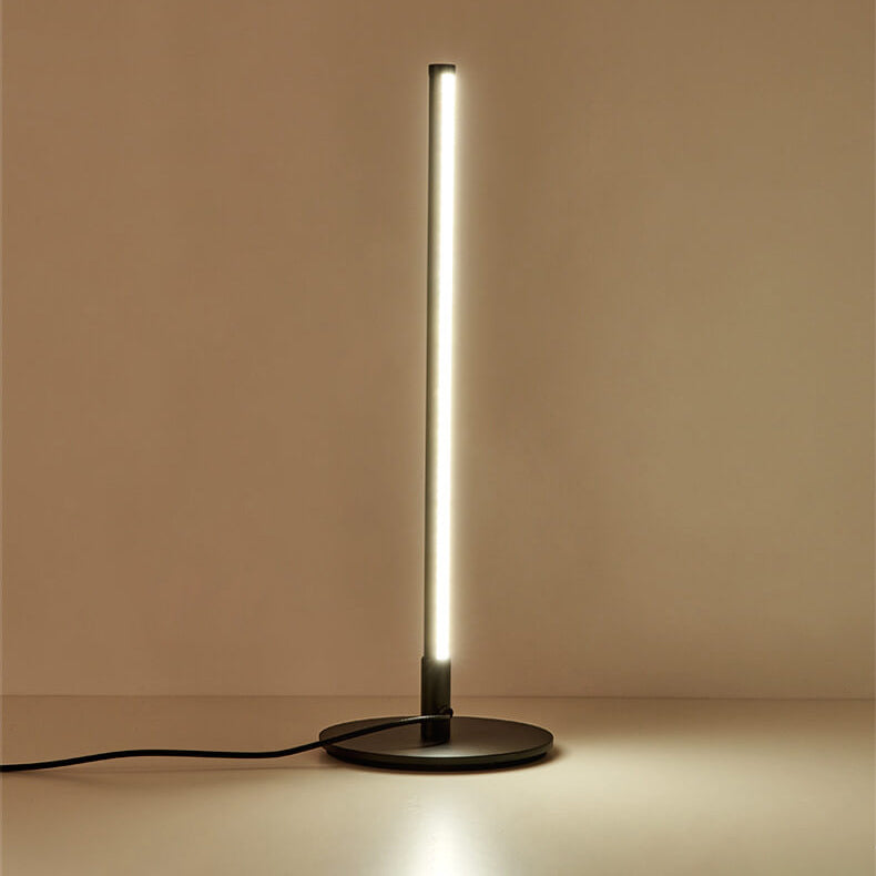 Modern Minimalist Linear Linear Line LED Table Lamp Stylish Desk Light Adjustable Brightness Home Office Lighting Energy-Efficient Compact Design Contemporary Decor Accent Light USB Rechargeable Modern Decor