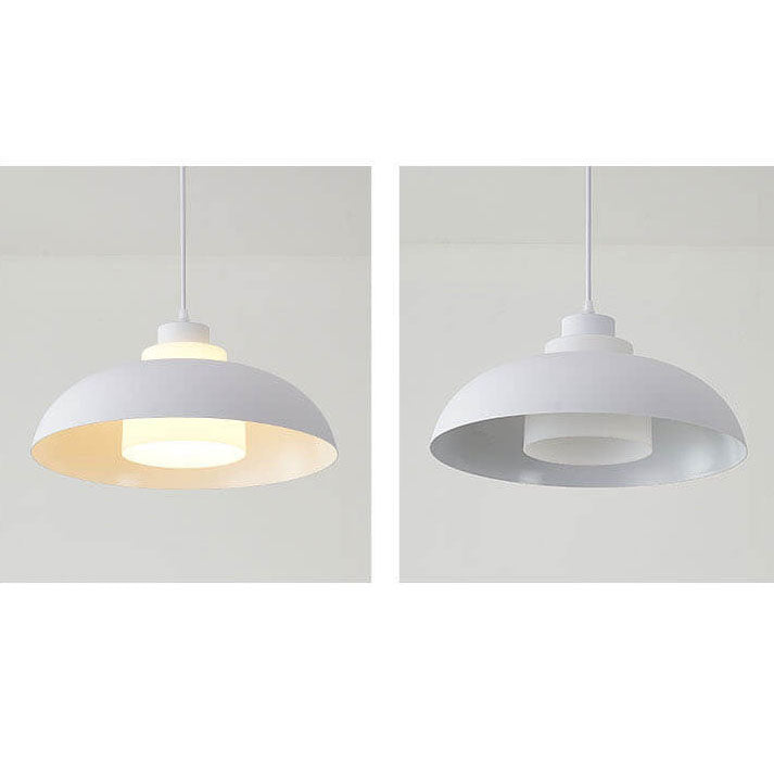 Modern Macaron Acrylic Aluminum Pendant Light - 1-Light Fixture