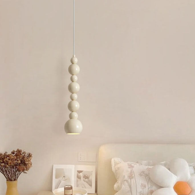 Creative Cream Iron Gourd Skewers Chandelier - 4/8 Light Modern Lighting Fixture