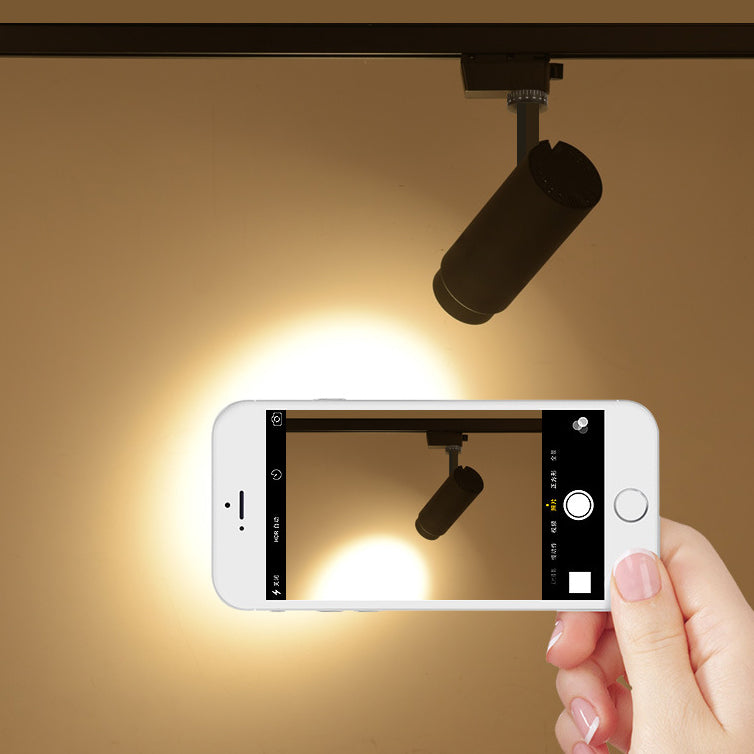 Modern Minimalist LED Track Lighting - Adjustable Dimmable Spotlight for Living Room | 3/4/5 Light Flush Mount