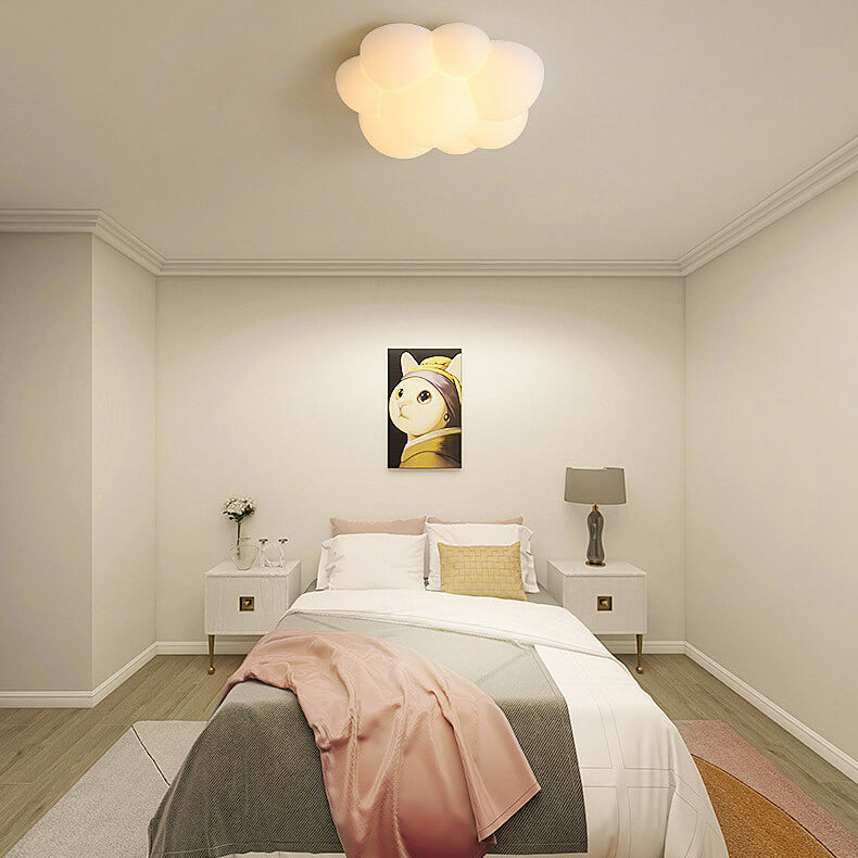 Modern Minimalist Cat Claw Cloud Kids LED Flush Mount Ceiling Light | Nursery Lighting Fixture | Cute Animal Design | Energy-Efficient | Soft Illumination | Child Bedroom Decor | Stylish Home Lighting | Adjustable Brightness | Playful Ceiling Light for Ki