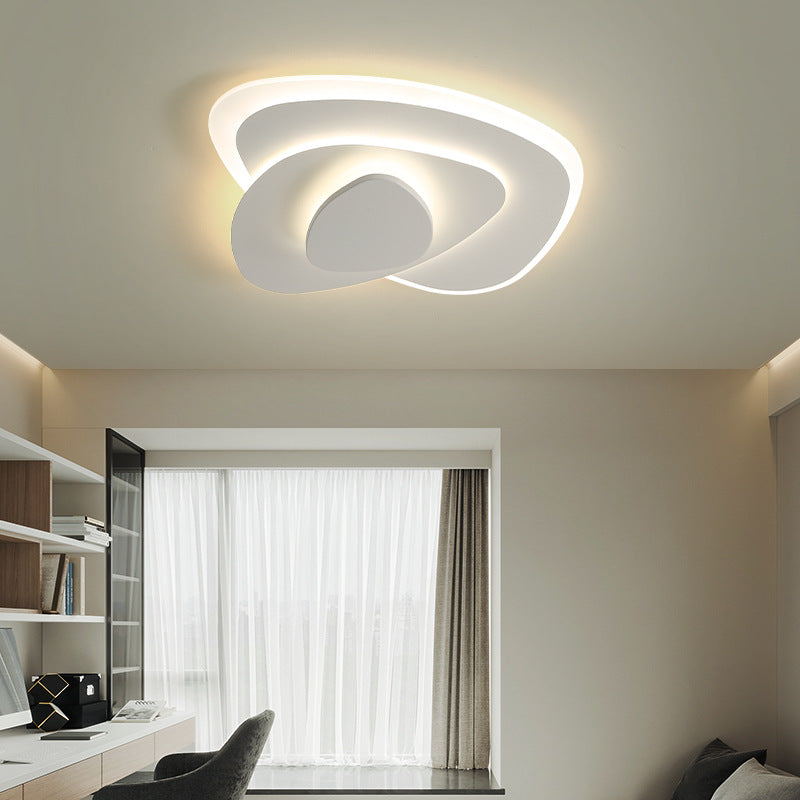Nordic Geometric Wrought Iron LED Flush Mount Ceiling Light
