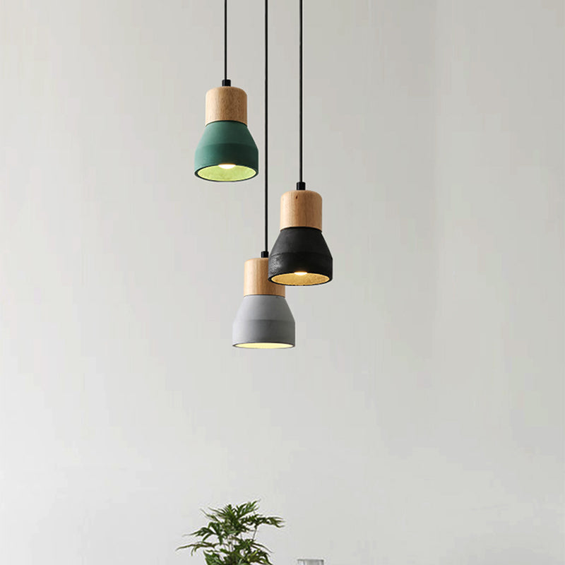 Nordic Tapered 1-Light Mini LED Pendant Light