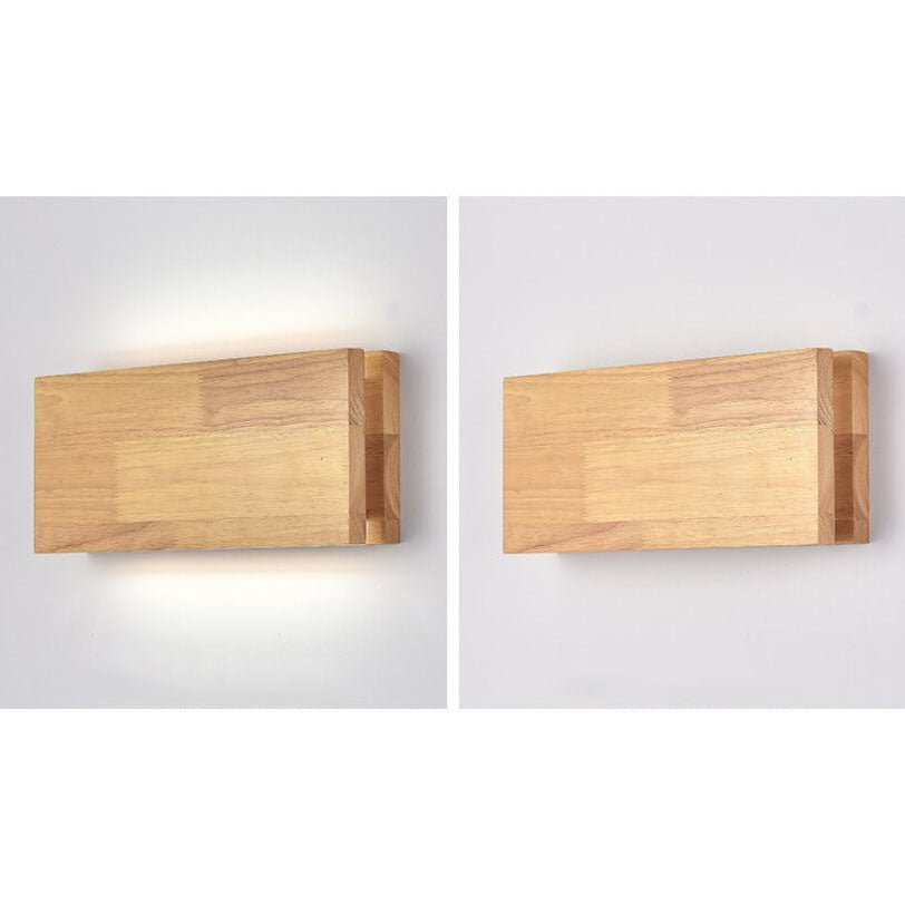 Wabi-sabi Rectangular LED Wall Sconce - Log Wood Design  

Illuminate your space with our Wabi-sabi Rectangular LED Wall Sconce. Crafted from natural log wood, this lamp embodies the beauty of imperfection. Perfect for modern, rustic, or minimalist decor,