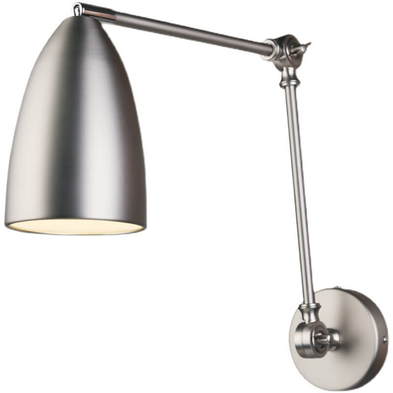 Retro Industrial Swing Arm Wall Sconce Lamp - 1-Light Rotating Iron Design