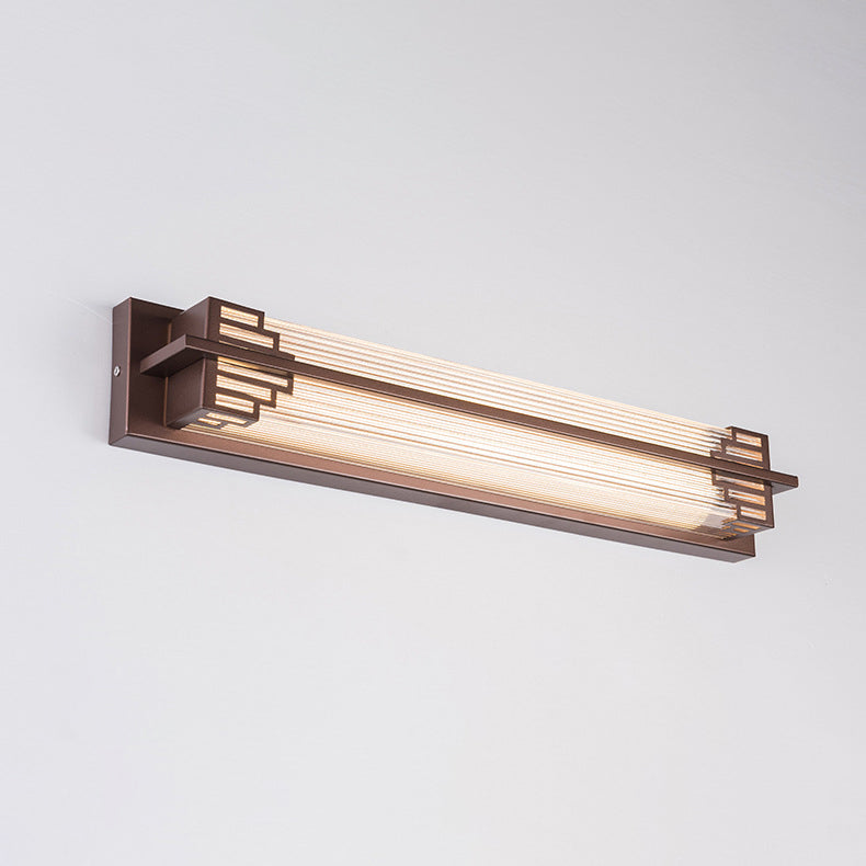 Traditional Chinese Waterproof Stainless Steel LED Wall Sconce for Outdoor Patio