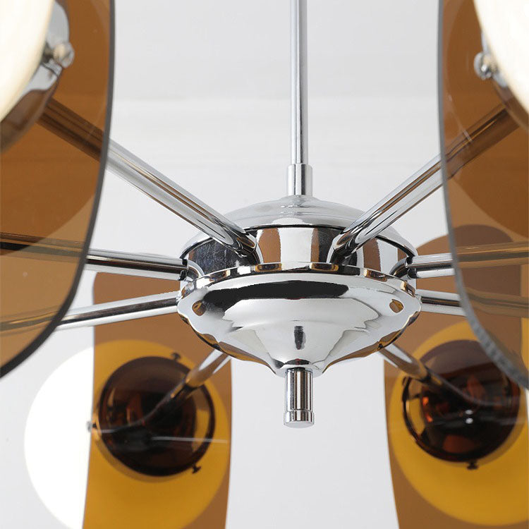 Modern Mid-Century Acrylic Magic Bean Chandelier - 3/5/6/8-Light for Living Room