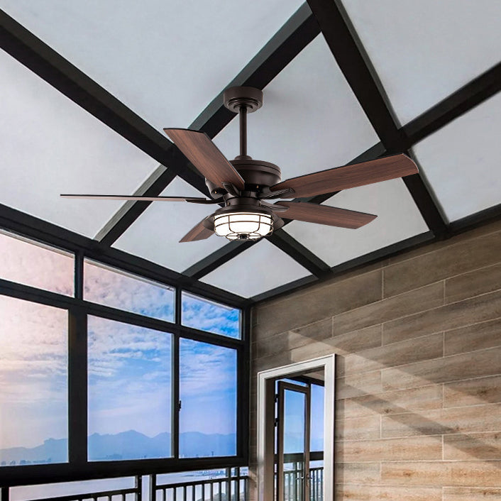 Industrial Waterproof Wood Fan Blade Ceiling Fan Light Outdoor Patio

Enhance your outdoor space with this contemporary industrial ceiling fan light, featuring durable waterproof wood fan blades and a sleek round iron frame. Perfect for patios, this styli