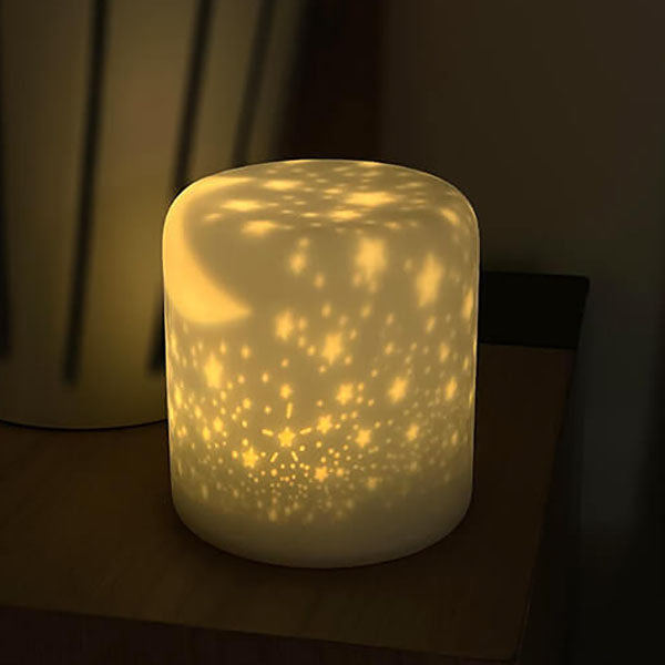 Starry Silicone LED Night Light Table Lamp - USB Rechargeable, Creative Design, Ideal for Kids & Home Decor