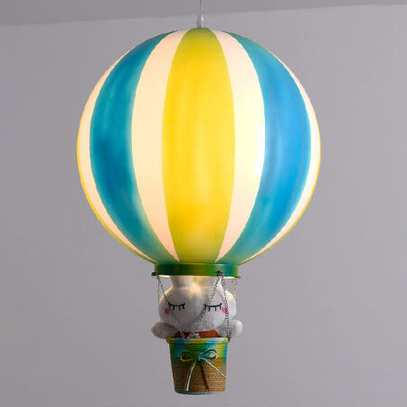 Scandinavian Modern Hot Air Balloon Pendant Light - Iron Acrylic 1-Light Decor