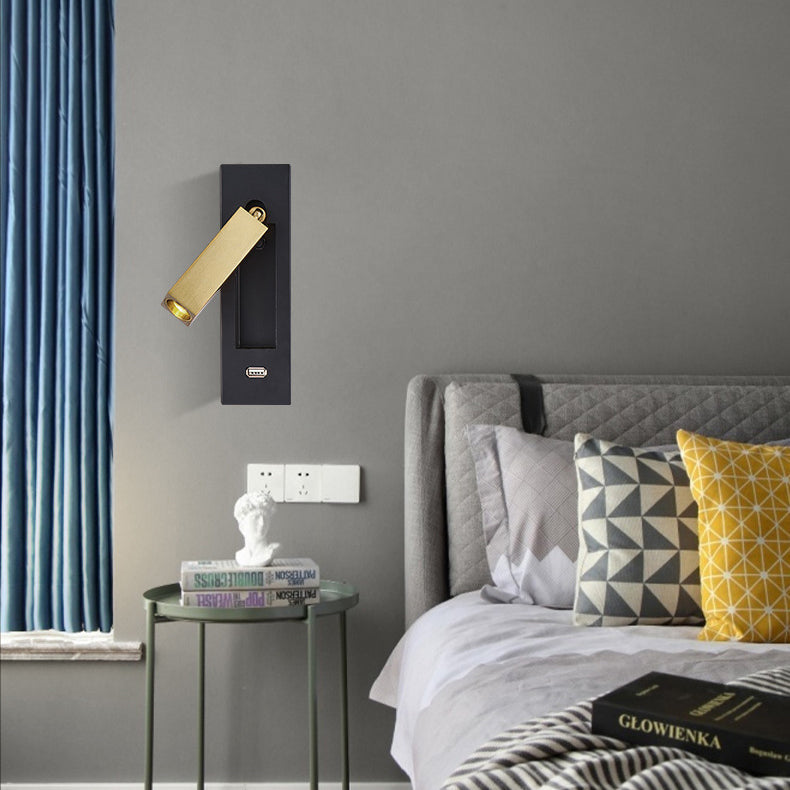 Modern Minimalist Rectangular LED Wall Sconce - Aluminum Design, Energy Efficient Lighting, Stylish Home Decor