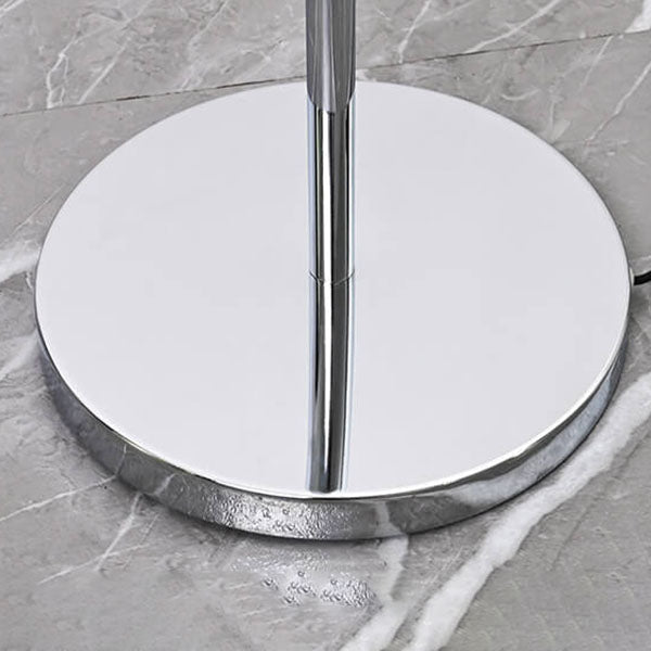 Nordic Vintage Acrylic Dome Floor Lamp - 1-Light Standing Design