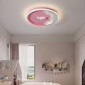 Modern Creative Cartoon Rocket Round LED Kids Flush Mount Ceiling Light - Kids Room Lighting, Cartoon Rocket Design, Flush Mount Ceiling Fixture, Energy-Efficient LED, Nursery Ceiling Light, Playroom Decor, Fun and Whimsical Lighting, Space Theme Room, Ch