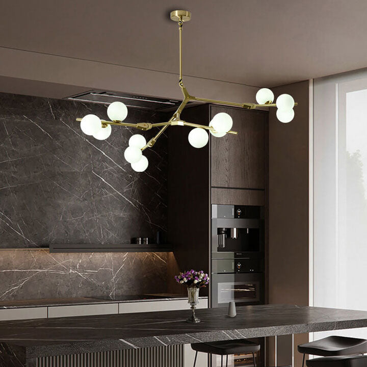 Modern Creative Magic Bean Branch Chandelier - 12/18/24 Light Glass Fixture, Elegant Design, Statement Lighting, Home Decor, Hanging Lamp, Unique Ceiling Fixture, Contemporary Style, Dining Room, Living Room, Bedroom Lighting