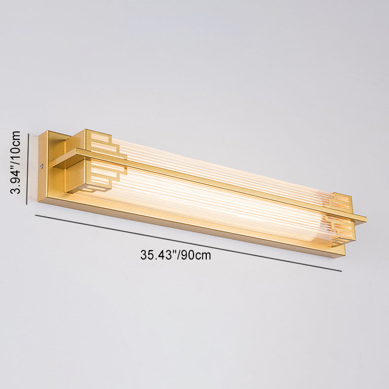 Traditional Chinese Waterproof Stainless Steel LED Wall Sconce for Outdoor Patio